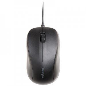 Kensington Wired USB Mouse for Life, USB 2.0, Left/Right Hand Use, Black KMW72110 K72110US