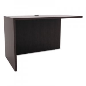 Alera Valencia Series Reversible Return/Bridge Shell, 42w x 23 5/8d, Espresso ALEVA354224ES