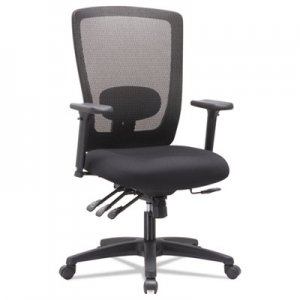 Alera Envy Series Mesh High-Back Multifunction Chair, Black ALENV41M14