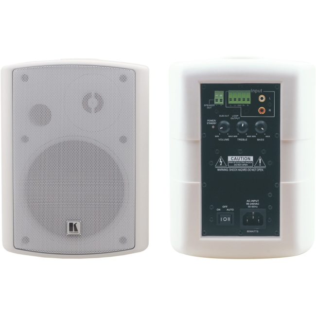 Kramer 5.25Inch, OnWall 2Way Powered Speakers TAVOR 5-O (W) Tavor 5-O