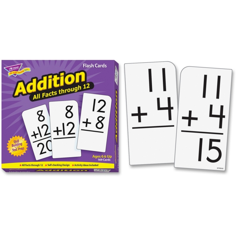 Trend Addition 0-12 All Facts Skill Drill Flash Cards 53201 TEP53201