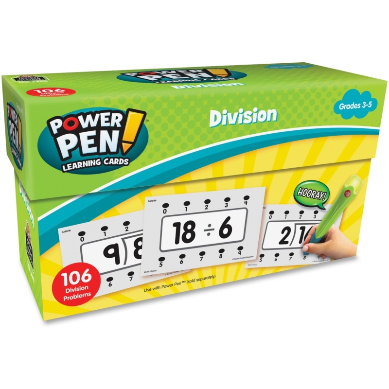 Teacher Created Resources Power Pen Learning Cards: Division 6460 TCR6460