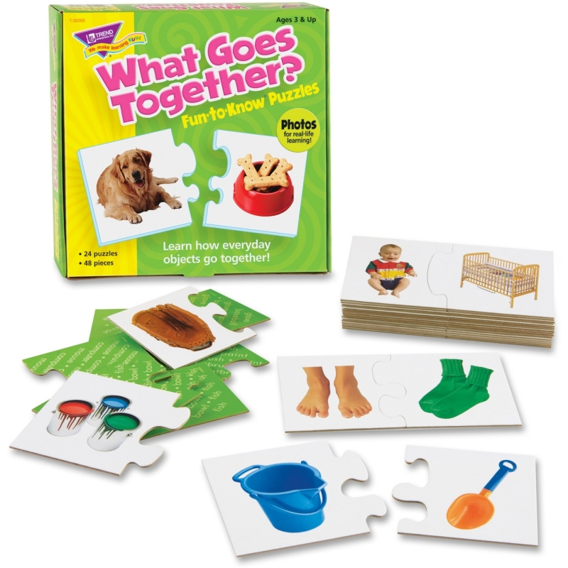 Trend What Goes Together Fun-to-Know Puzzles 36005 TEP36005