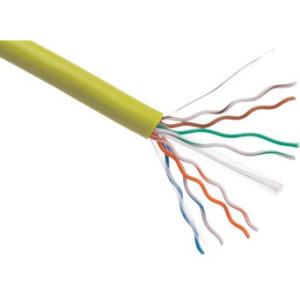 Axiom CAT5e Plenum Bulk Cable Spool 1000FT (Yellow) C5EBCSY1000P-AX