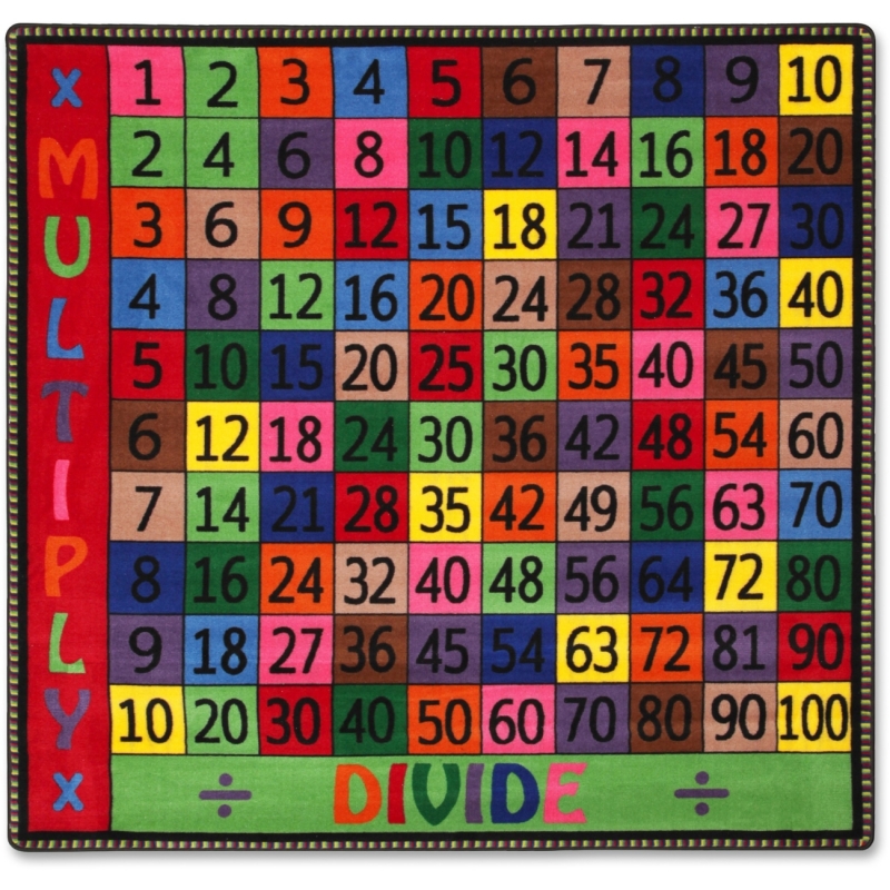 Flagship Carpets Math Coll. Multiply/Divide Rug FE10214A FCIFE10214A