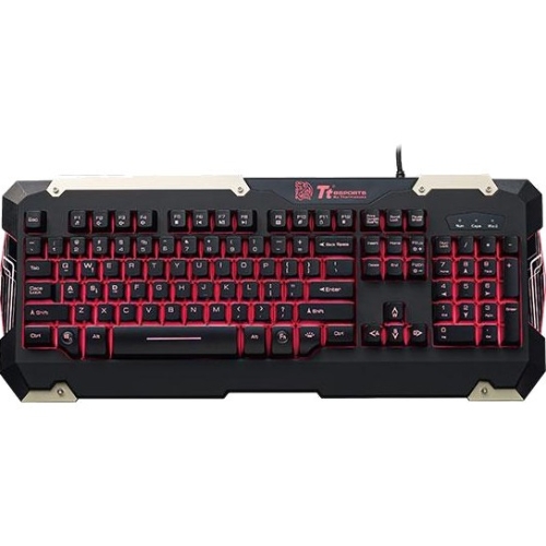 Tt eSPORTS Commander Gaming Gear Combo (Red Light) KB-CMC-PLBDUS-01