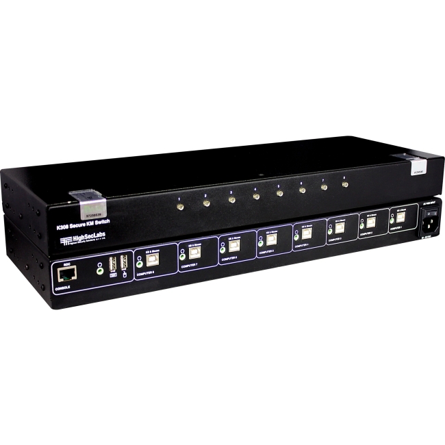 SmartAVI 8-Port Secure Keyboard & Mouse Switchs K308-SH