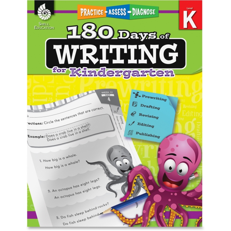 Shell Grade K 180 Days of Writing Book 51523 SHL51523