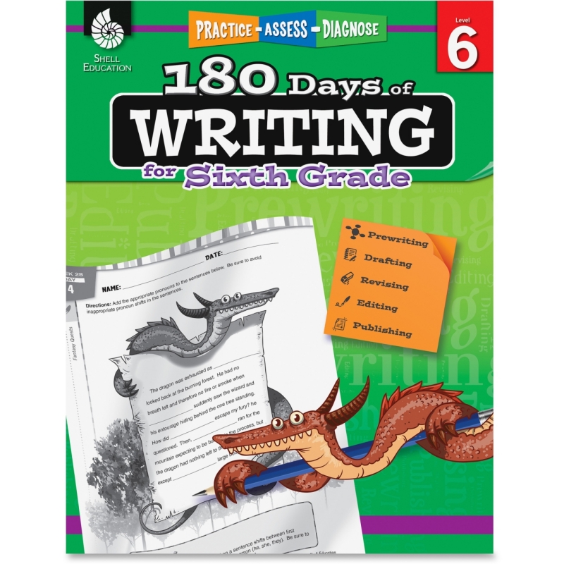 Shell 6th Grade 180 Days of Writing Book 51529 SHL51529