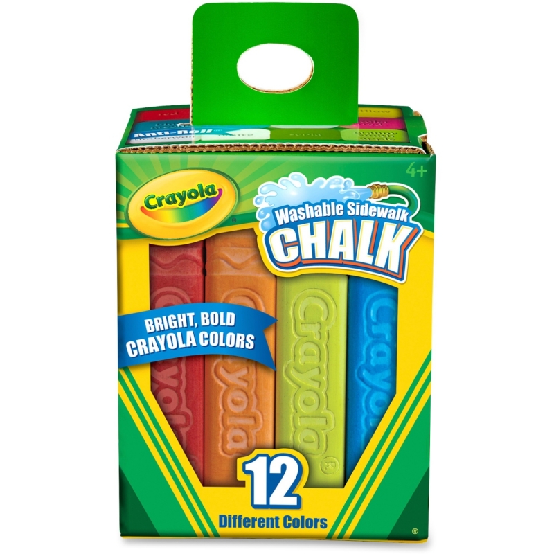 Crayola Washable Color Sidewalk Chalk Sticks 512012 CYO512012