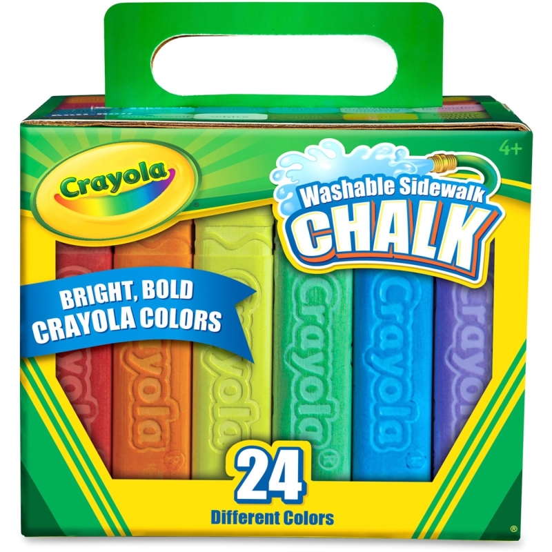 Crayola Washable Color Sidewalk Chalk Sticks 512024 CYO512024