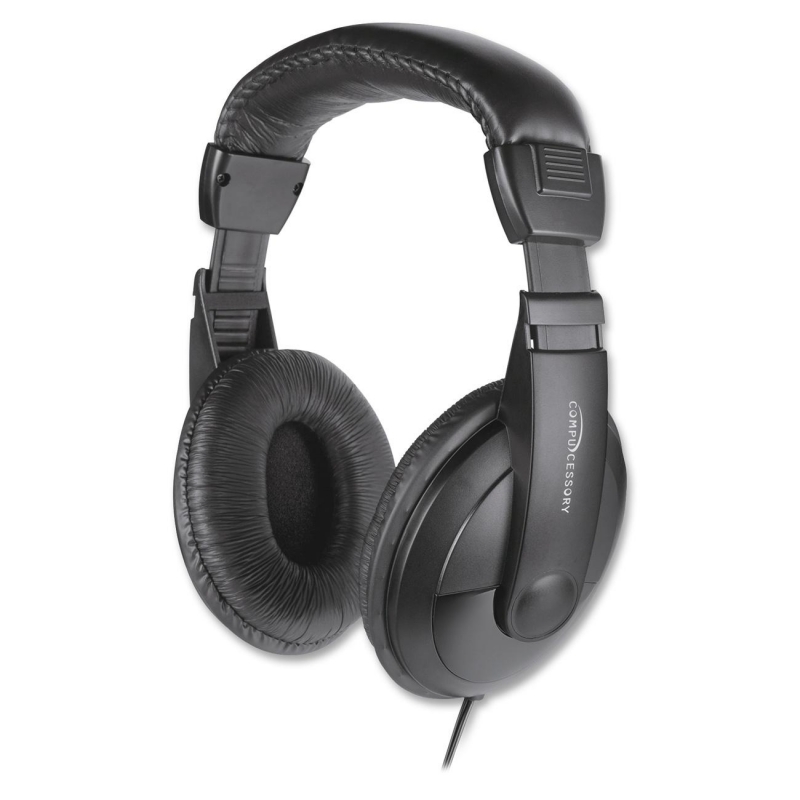 Compucessory Cushion Stereo Headphones w/Vol Cntrl 15155 CCS15155