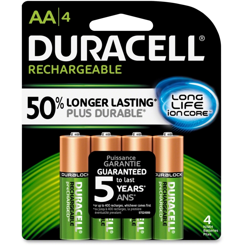 Duracell StayCharged AA Rechargeable Batteries NLAA4BCD DURNLAA4BCD