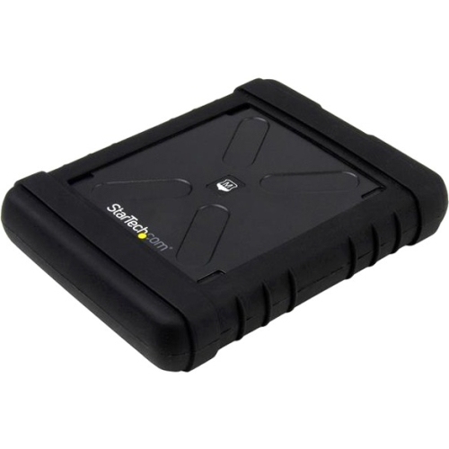StarTech.com Rugged Hard Drive Enclosure - USB 3.0 to 2.5in SATA 6Gbps HDD or SSD - UASP S251BRU33