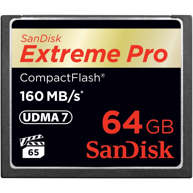 SanDisk Extreme PRO CompactFlash Memory Card SDCFXPS-064G-A46