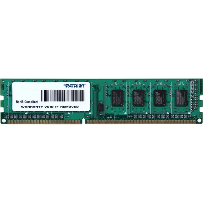 Patriot Memory Signature 4GB DDR3 PC3-10600 (1333MHz) CL9 DIMM PSD34G133381