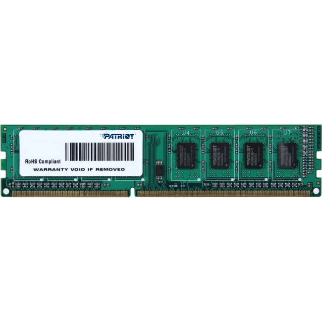Patriot Memory Signature 4GB DDR3 SDRAM Memory Module PSD34G160081