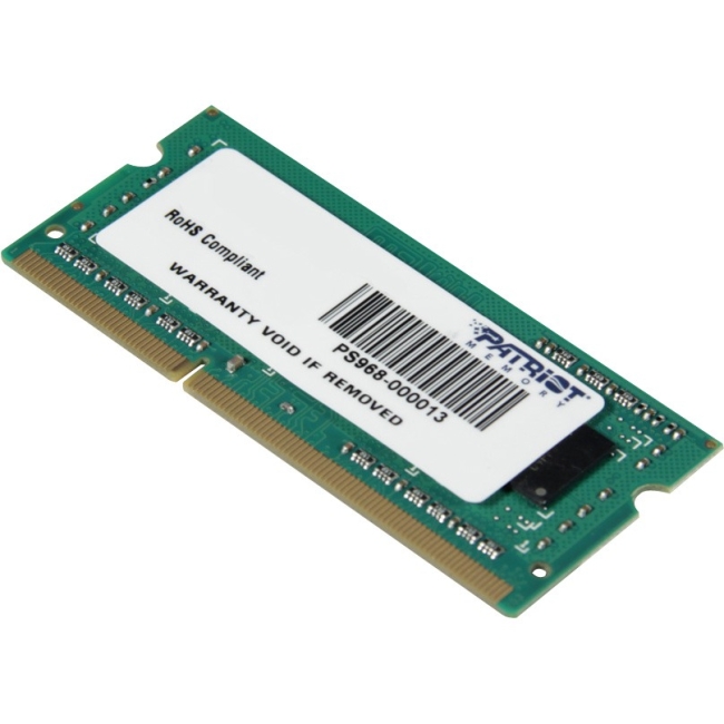 Patriot Memory Signature 4GB DDR3 SDRAM Memory Module PSD34G160081S