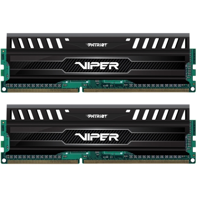 Patriot Memory Viper 3 Series, Black Mamba, DDR3 8GB (2 x 4GB) 1866MHz Dual Kit PV38G186C0K