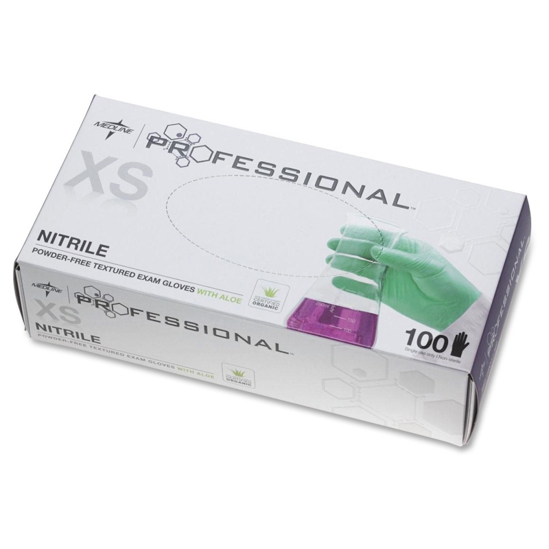Medline Professional Nitrile Exam Gloves with Aloe PRO31760 MIIPRO31760