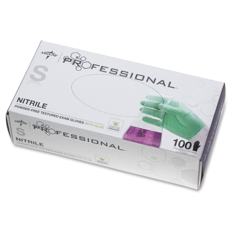 Medline Professional Nitrile Exam Gloves with Aloe PRO31761 MIIPRO31761