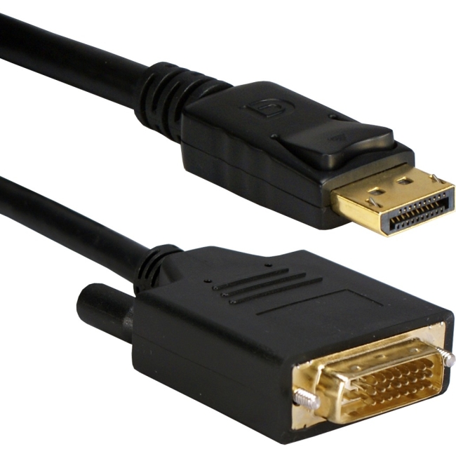 QVS 10ft DisplayPort to DVI Digital Video Cable DPDVI-10