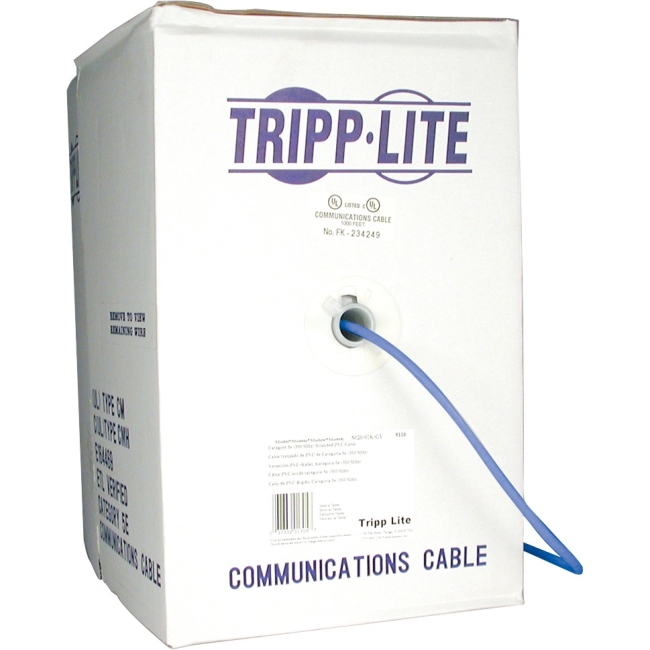 Tripp Lite 1000ft Bulk Cat5e Blue N020-01K-BL