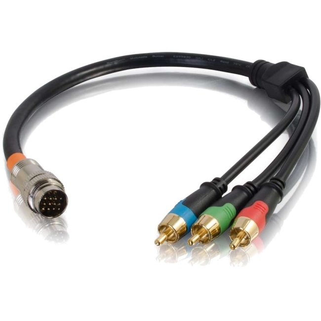 C2G 1.5ft RapidRun RCA Component Video Flying Lead 60096