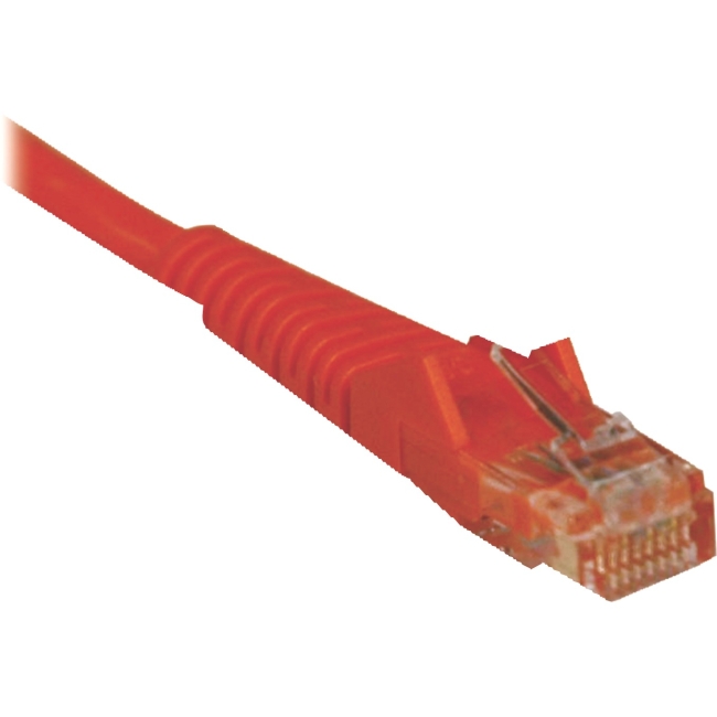 Tripp Lite Cat5e 350MHz Snagless Molded Patch Cable (RJ45 M/M) - Orange, 3-ft. N001-003-OR