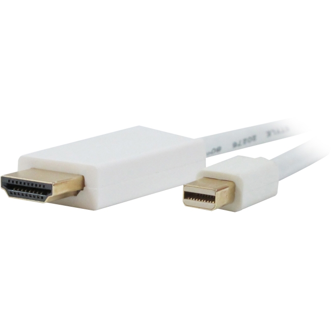 Comprehensive Mini DisplayPort Male to HDMI Male Cable 15ft MDP-HD-15ST
