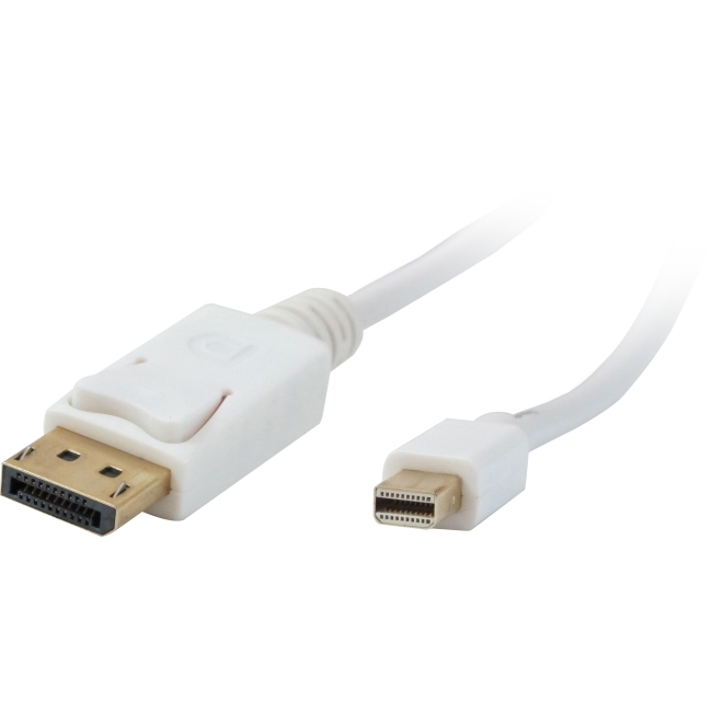 Comprehensive Mini DisplayPort Male to DisplayPort Male Cable 6ft MDP-DISP-6ST
