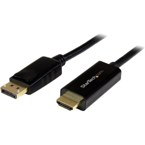 StarTech.com DisplayPort to HDMI converter cable - 3 ft (1m) - 4K DP2HDMM1MB