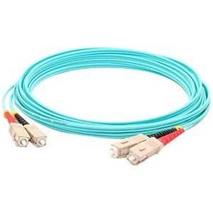 AddOn 20m Laser Optimized Multi-Mode Fiber (LOMM) Duplex SC/SC OM3 Aqua Patch Cable ADD-SC-SC-20M5OM3