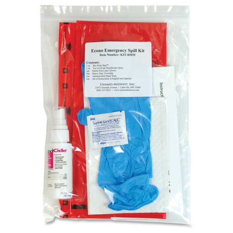 Unimed-Midwest Econo Emergency Spill Kit KIT-BMW UMIKITBMW