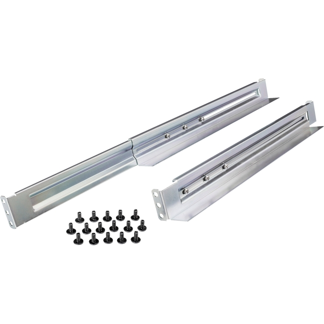 CyberPower Universal Rack Mount Adjustable Length Rail Kit for up to 231 Lbs 1U & 2U 4POSTRAIL