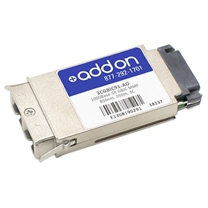 AddOn 3Com 3CGBIC91 Compatible GBIC Transceiver Module 3CGBIC91-AO