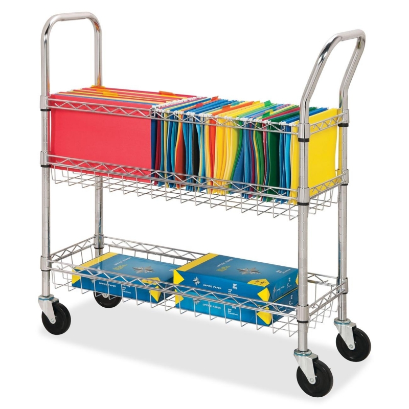 Lorell Wire Mail Cart 84857 LLR84857