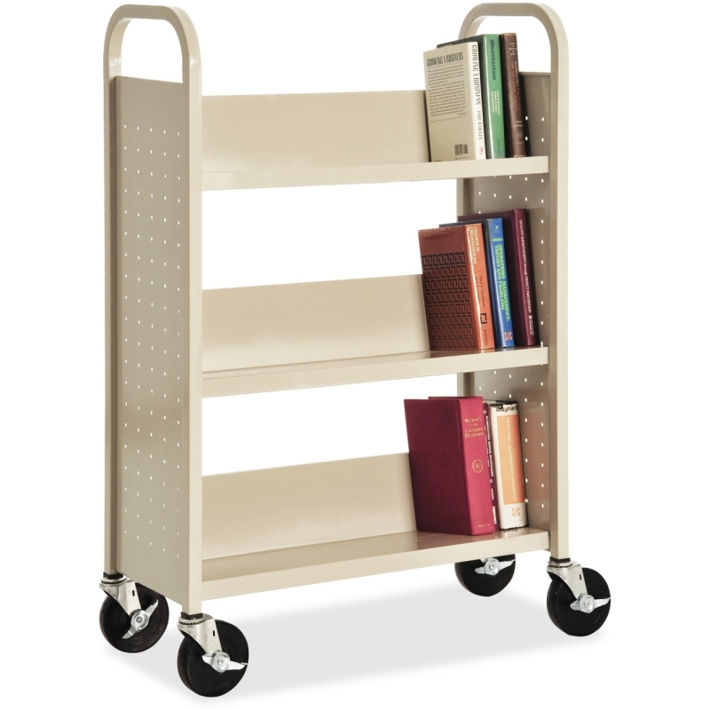 Lorell Single-sided Book Cart 49204 LLR49204