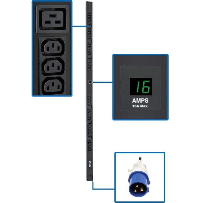 Tripp Lite Metered 38-Outlets PDU PDUMV16HV