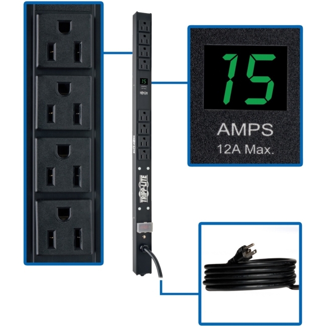 Tripp Lite Metered 8-Outlets PDU PDUMV15-24