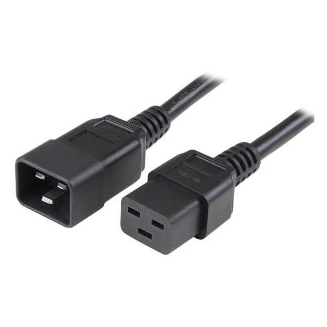 StarTech.com 3 ft Heavy Duty 14 AWG Computer Power Cord - C19 to C20 PXTC19C20143