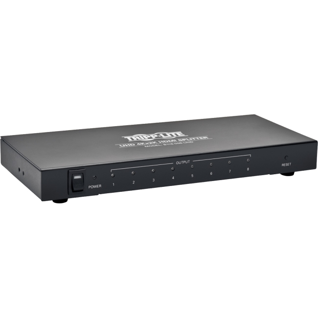 Tripp Lite 8-Port 4K HDMI Splitter for Ultra-HD (4Kx2K) Video and Audio - 3840x2160 B118-008-UHD