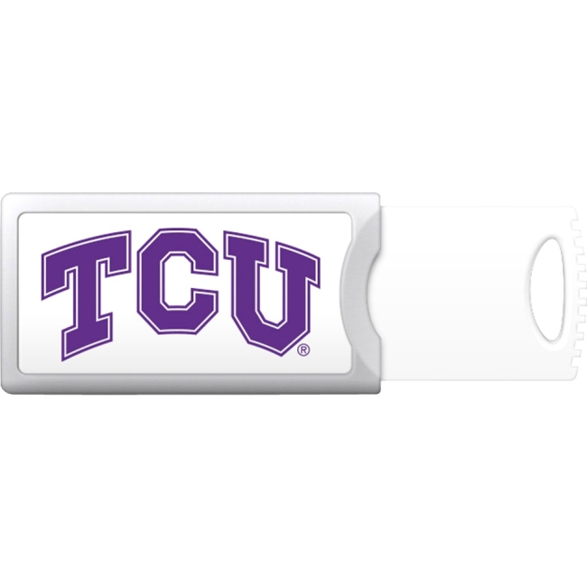 Centon 16GB Push USB 2.0 Texas Christian University S1-U2P1CTCU-16G