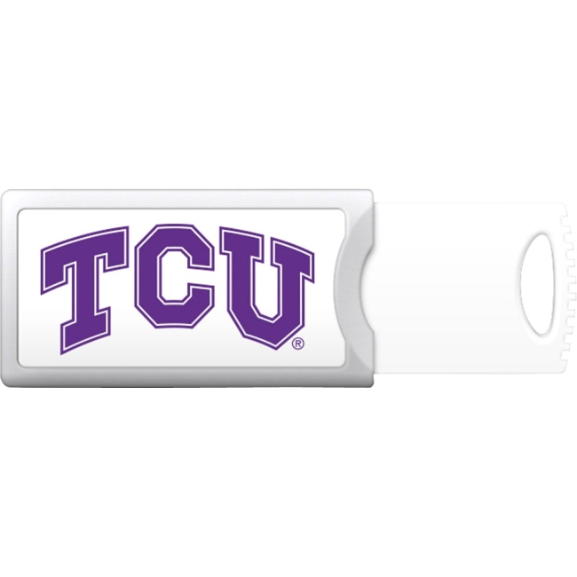 Centon 32GB Push USB 2.0 Texas Christian University S1-U2P1CTCU-32G