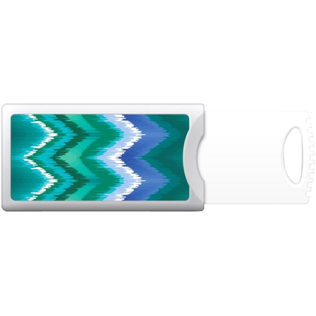 OTM 8GB Push USB 2.0 Bold Collection, Teal/Blue S1-U2P1BLD04-8G