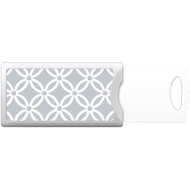 OTM 8GB Push USB 2.0 Elm Collection, Grey S1-U2P1ELM01-8G