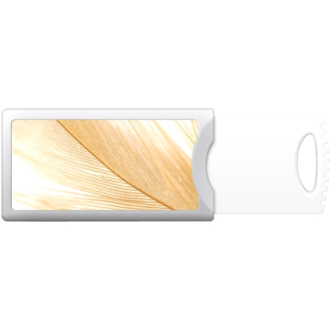 OTM 8GB Push USB 2.0 Feather Collection, Gold S1-U2P1FTR01-8G