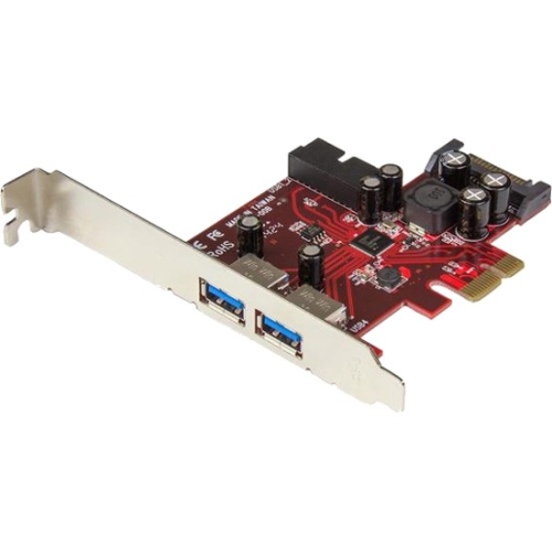 StarTech.com 4-port PCI Express USB 3.0 Card - 2 External, 2 Internal - SATA Power PEXUSB3S2EI