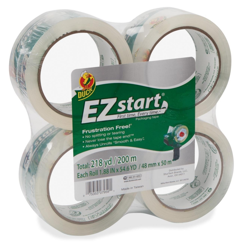 Duck EZ Start Crystal Clear Packaging Tape 280068 DUC280068