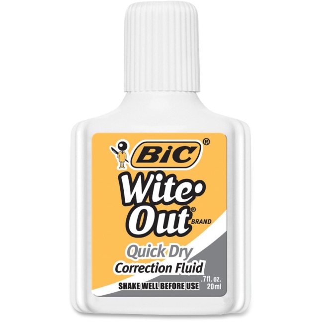 BIC Wite-Out Correction Fluid WOFQDP1WHI BICWOFQDP1WHI